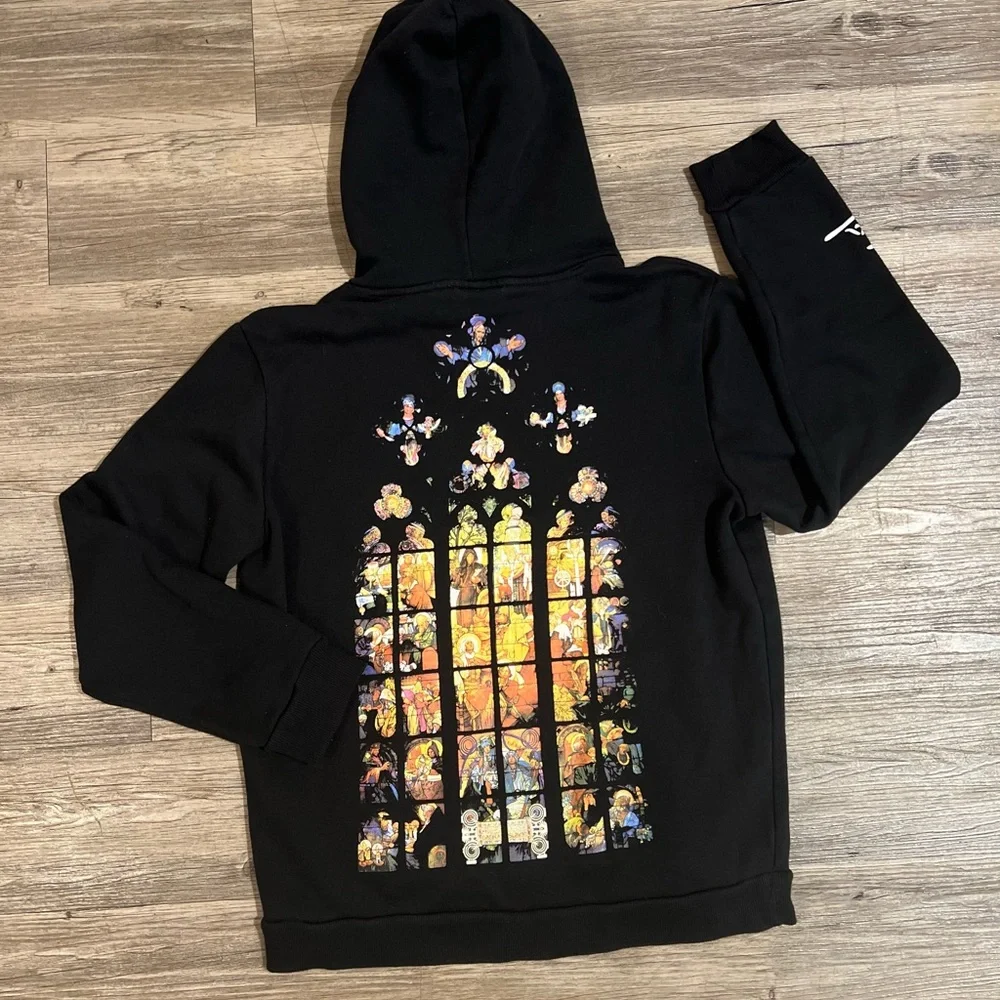 Insane Rare Forever 21 Hoodie Artist Edition Mucha Trust Unisex - Picture 5 of 5